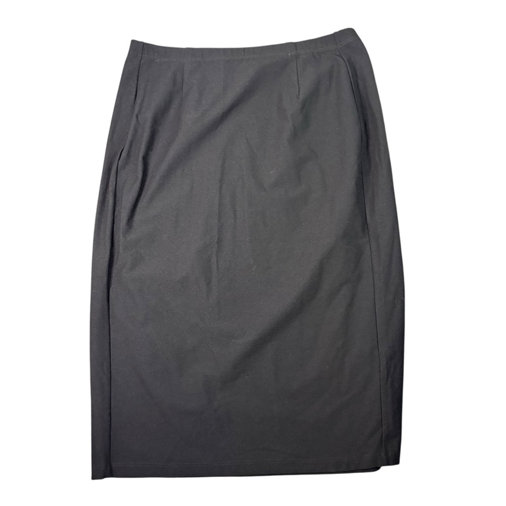 Eileen Fisher Classic Black Pencil Skirt